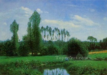  View Art - View near Rouelles Claude Monet